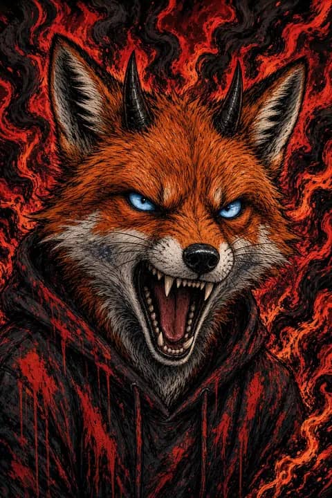 Demon Fox, Legendary sample card